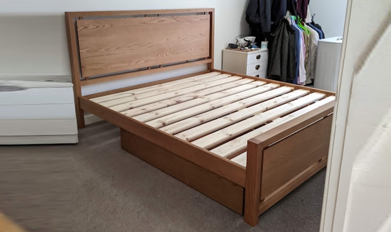 Oak Under Bed Storage Drawers Oak Under Bed Storage Drawers